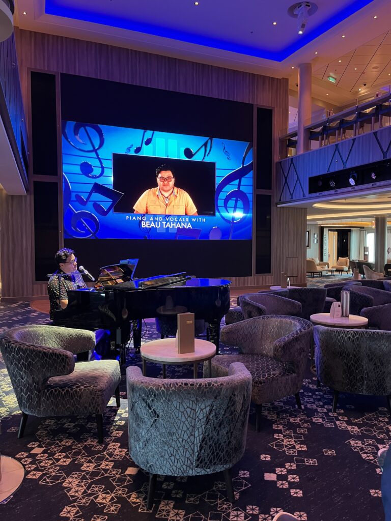 Norwegian Encore Entertainment Beau Tahana