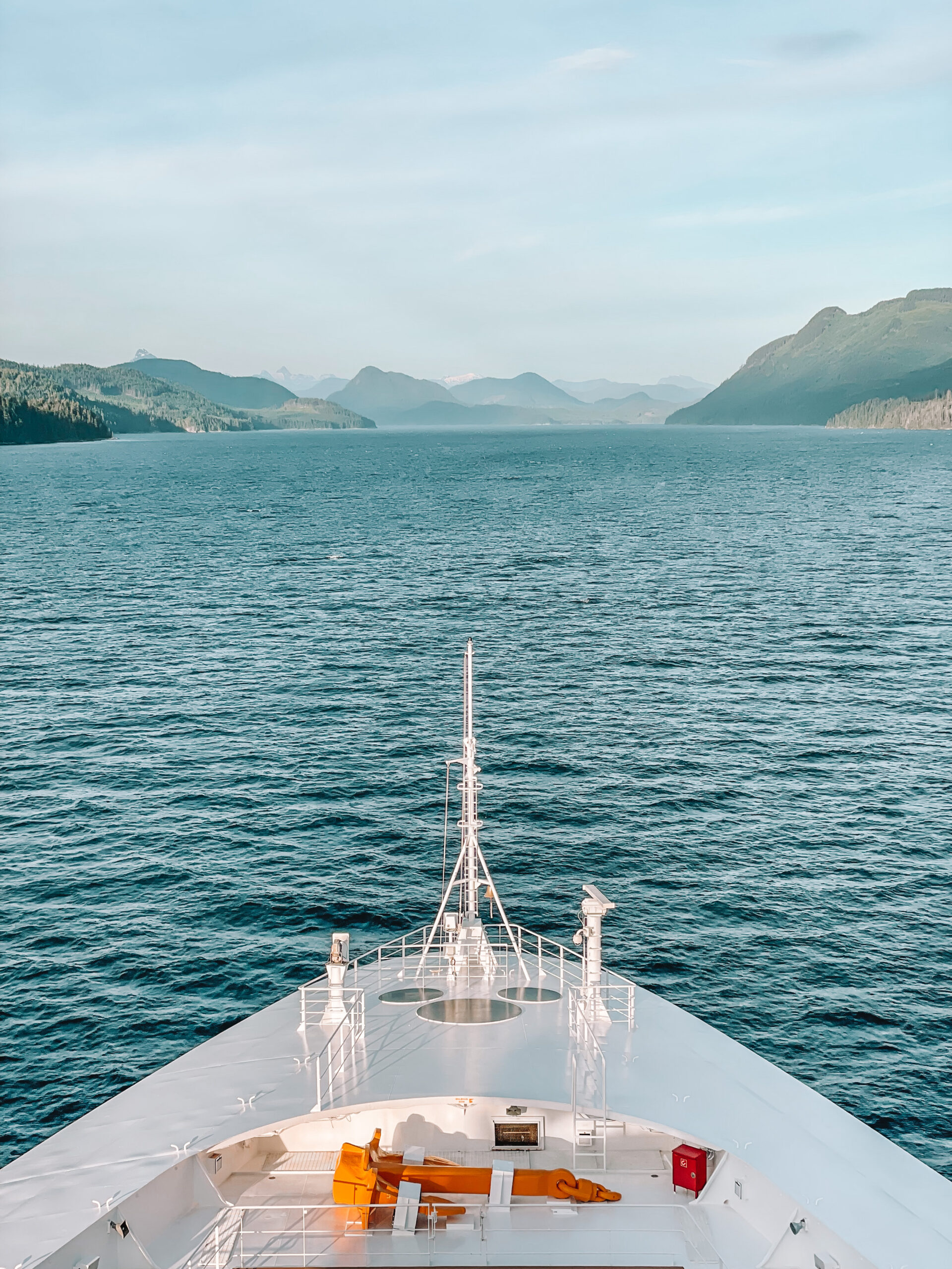 Sea Day- Ship Bow