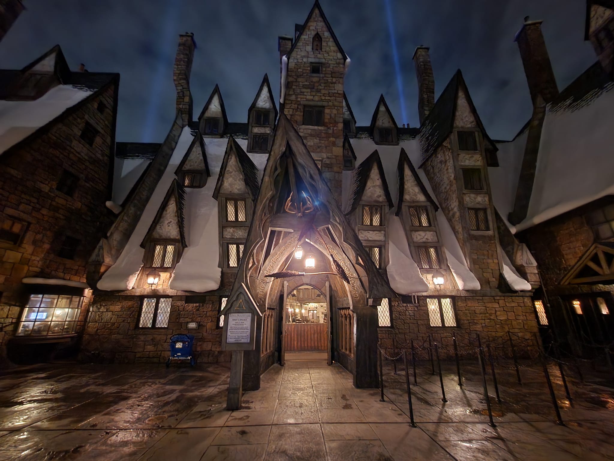 Three Broomsticks Photo Opportunities in Hogsmeade
