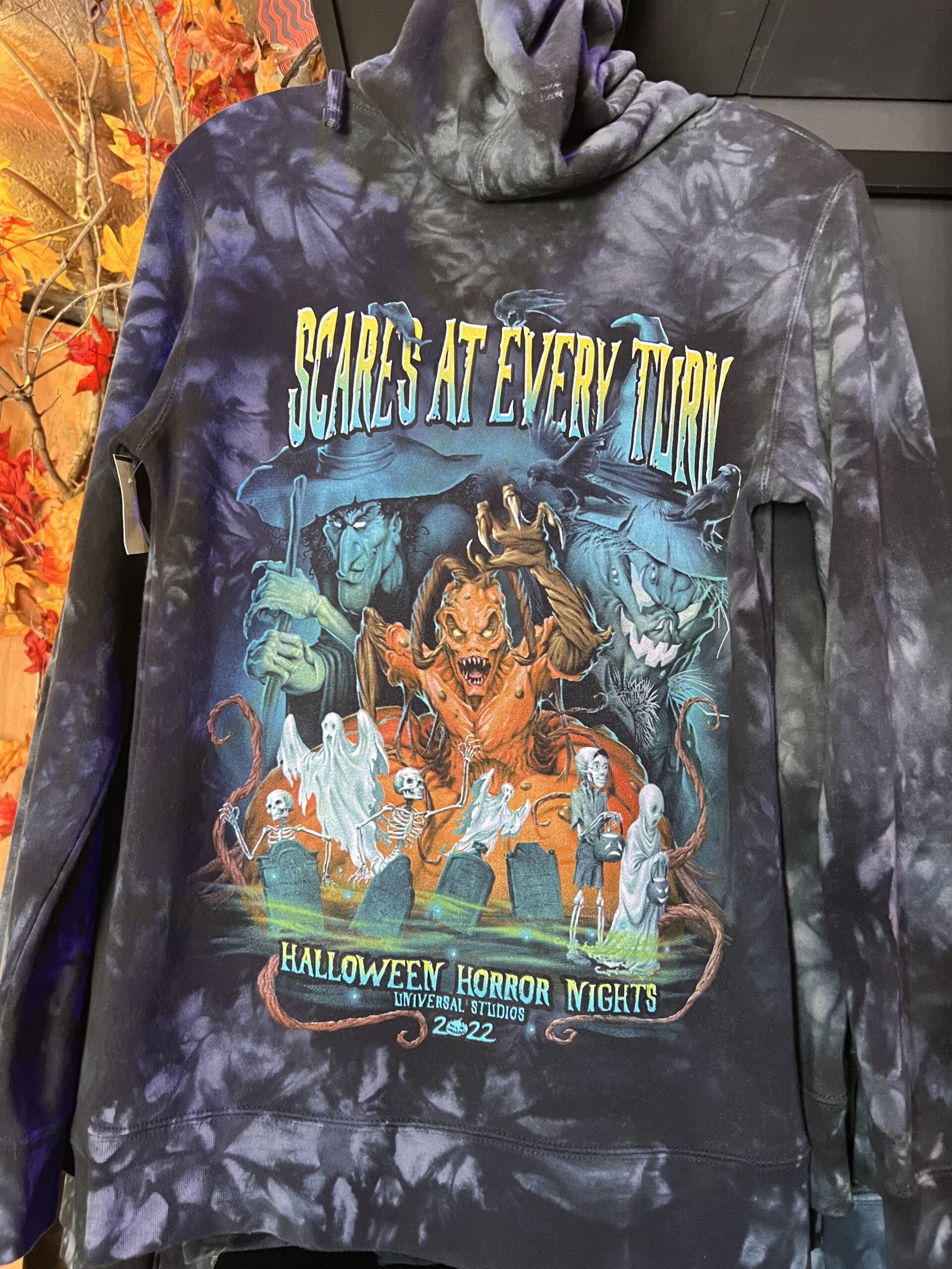 tie dyed scare at every turn shirt