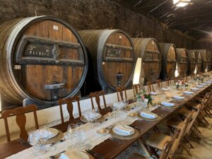 lunch at winery