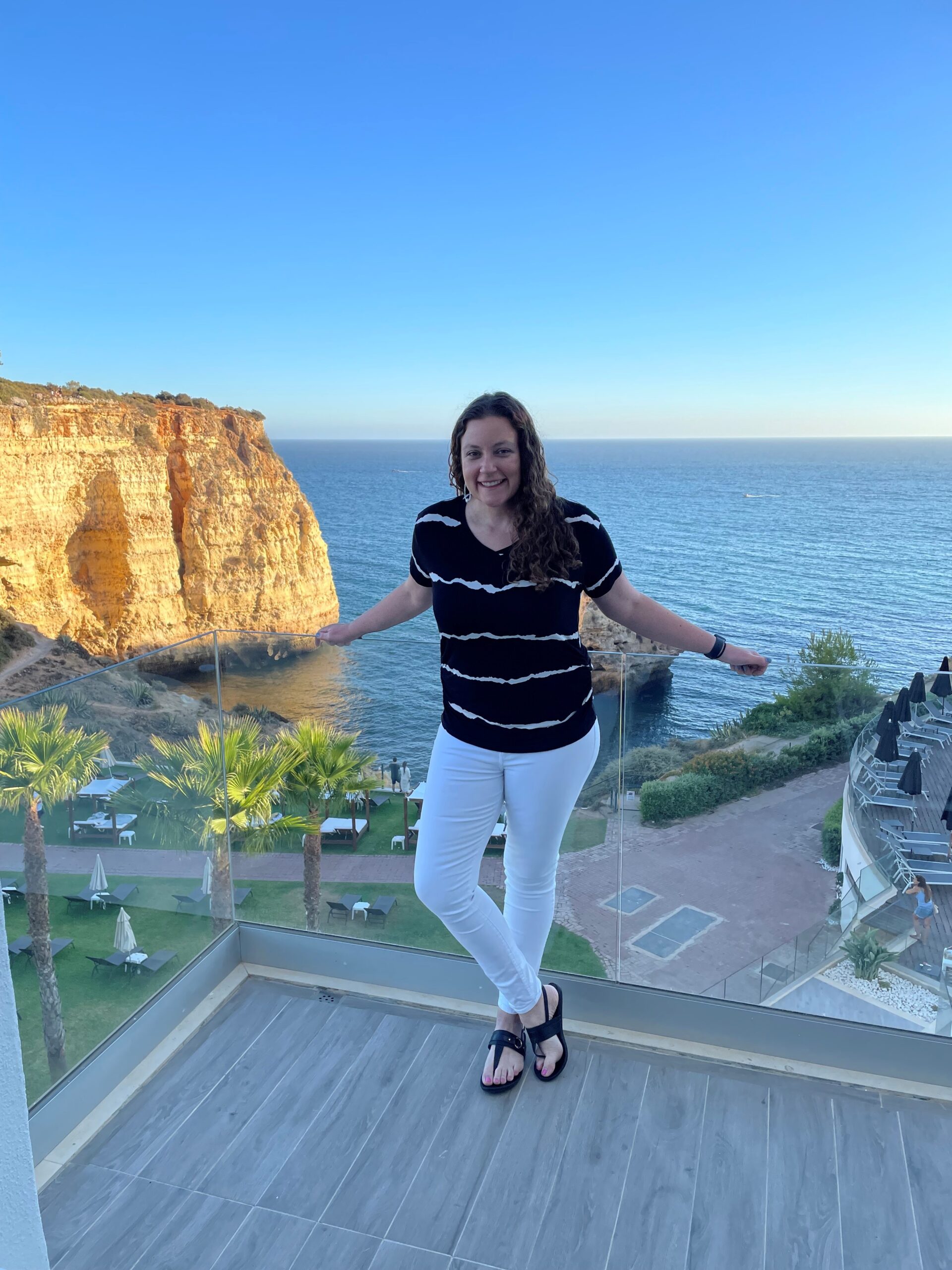 view from balcony