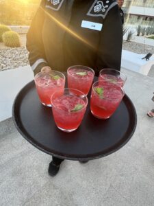 welcome drinks
