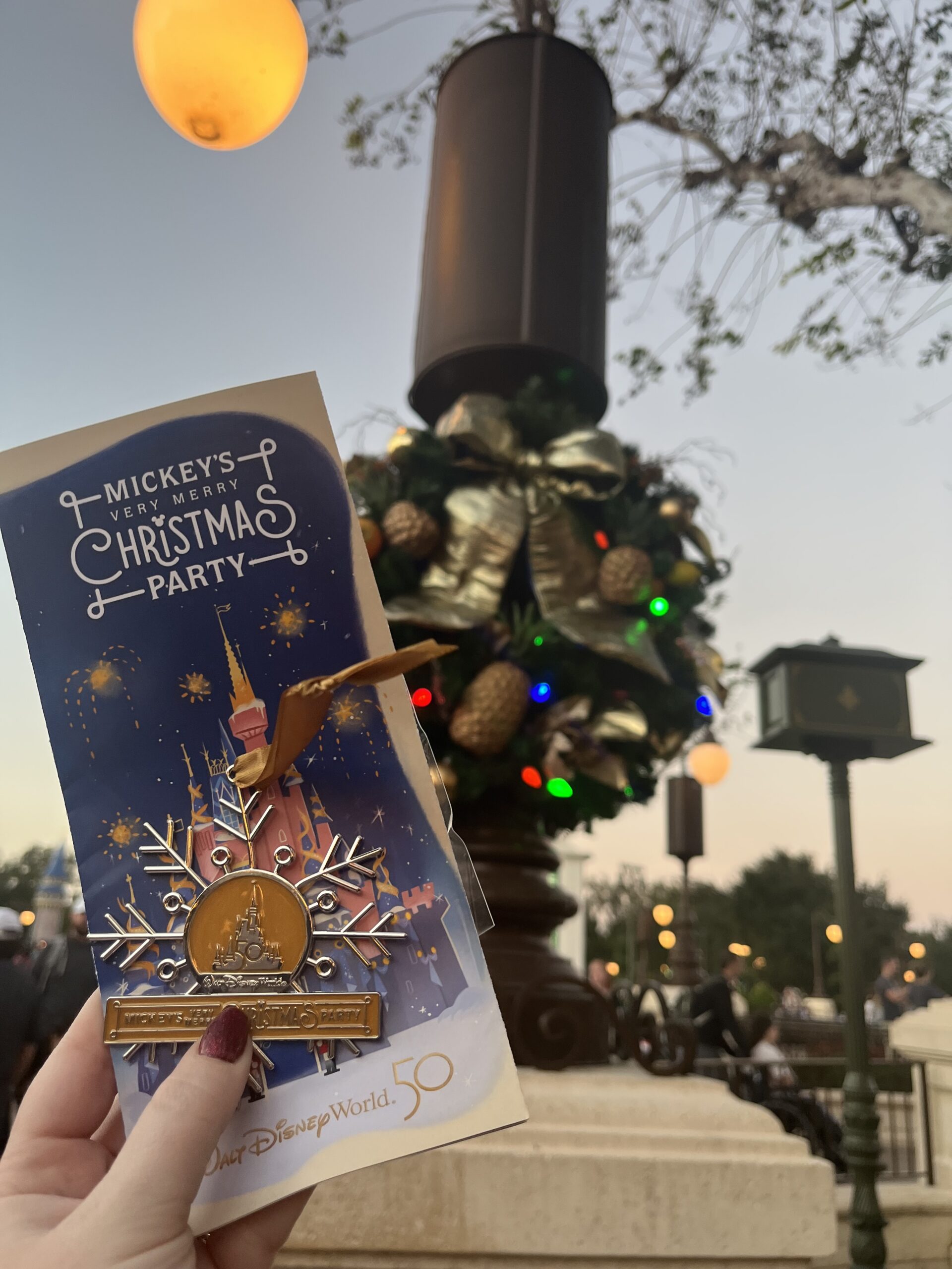 Mickey's Very Merry Christmas party Holiday Spirit at Walt Disney World