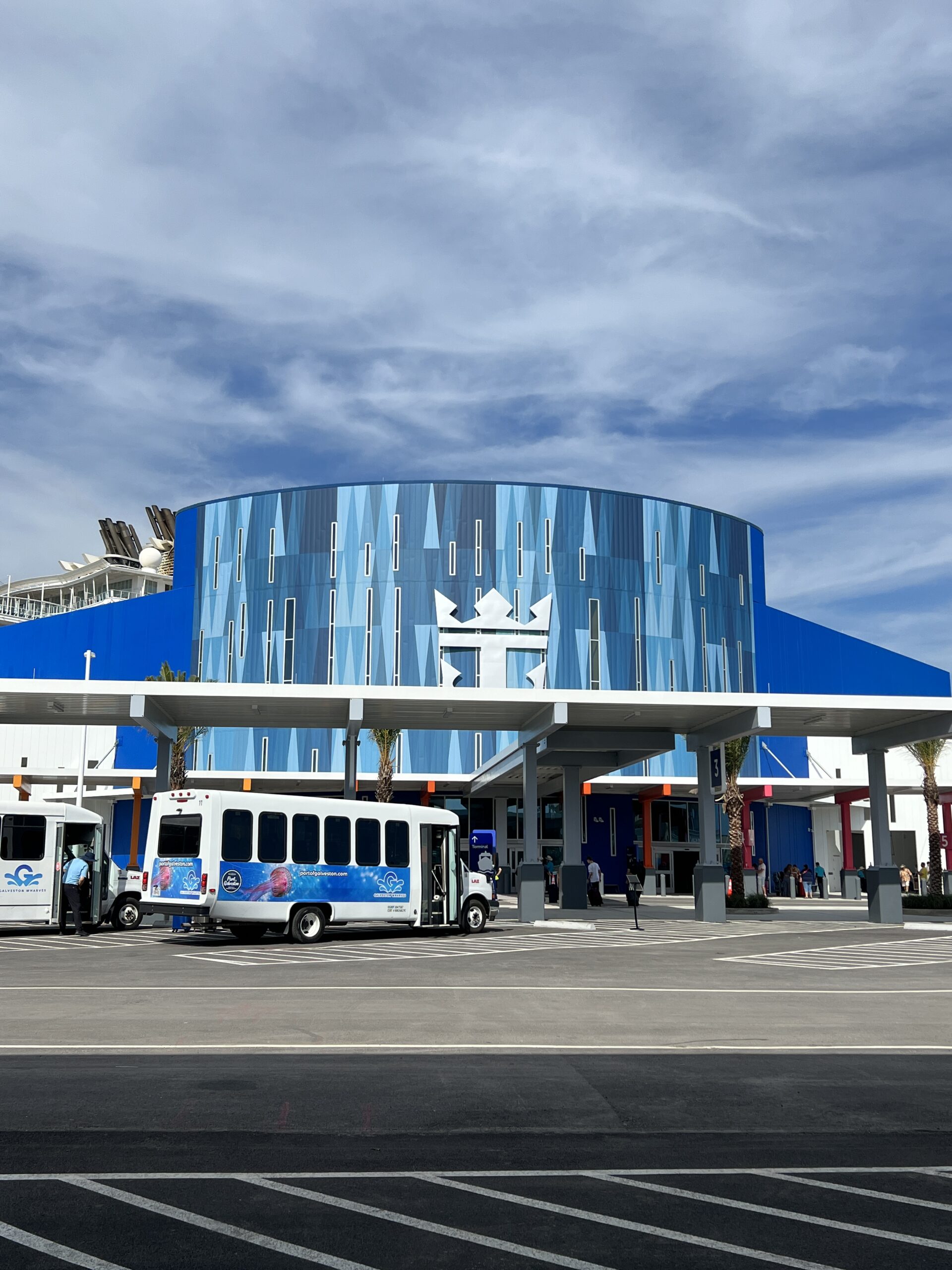 Outer view New Galveston Cruise Terminal