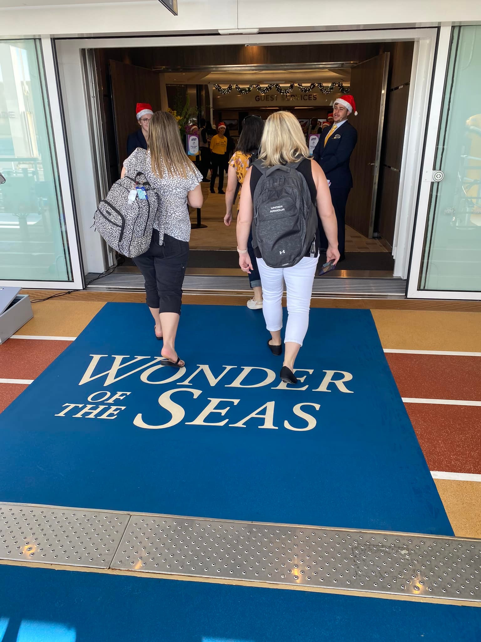 Walking on board