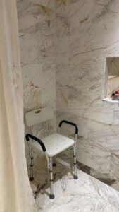 Shower Chair Accessibility at Moon Palace Jamaica