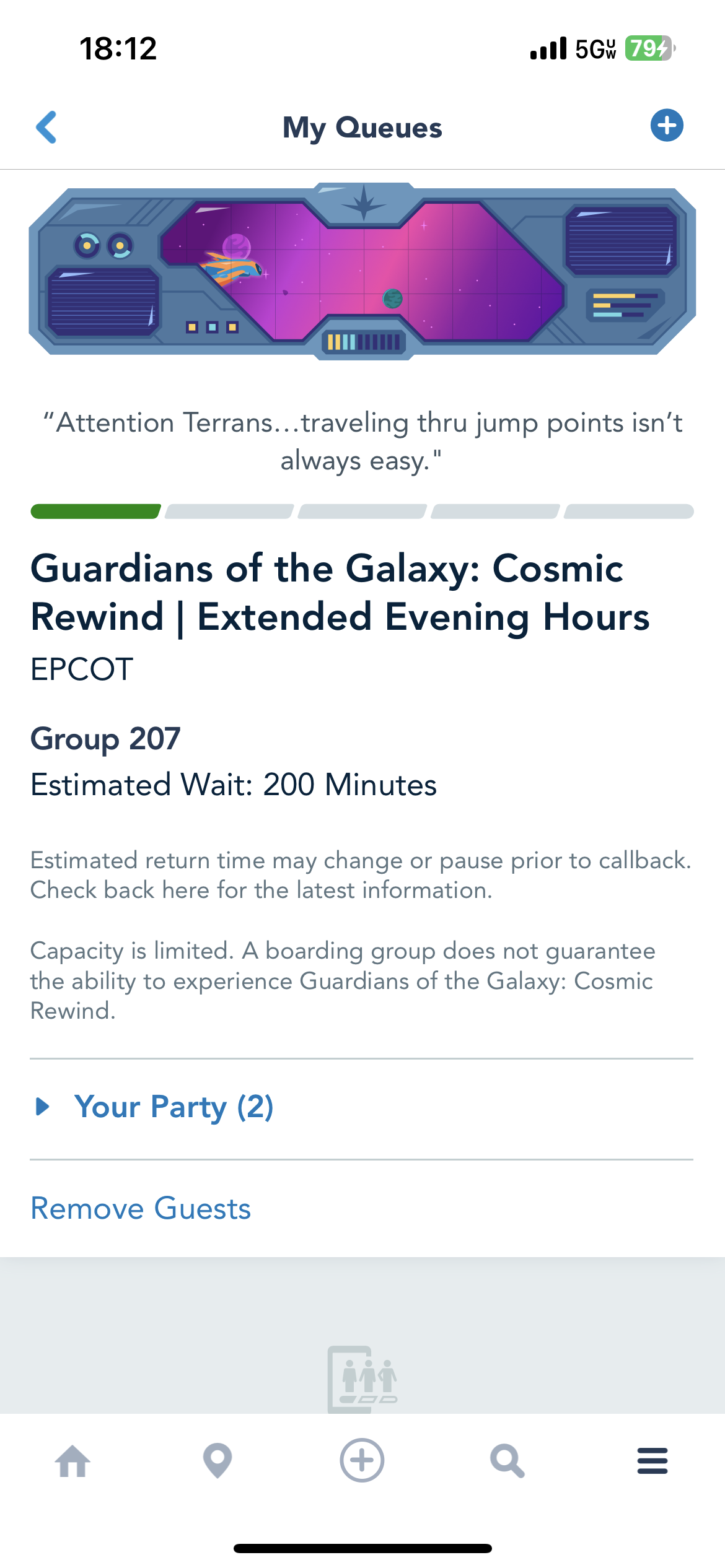 Guardian Ride Virtual Queue Extended Evening Hours