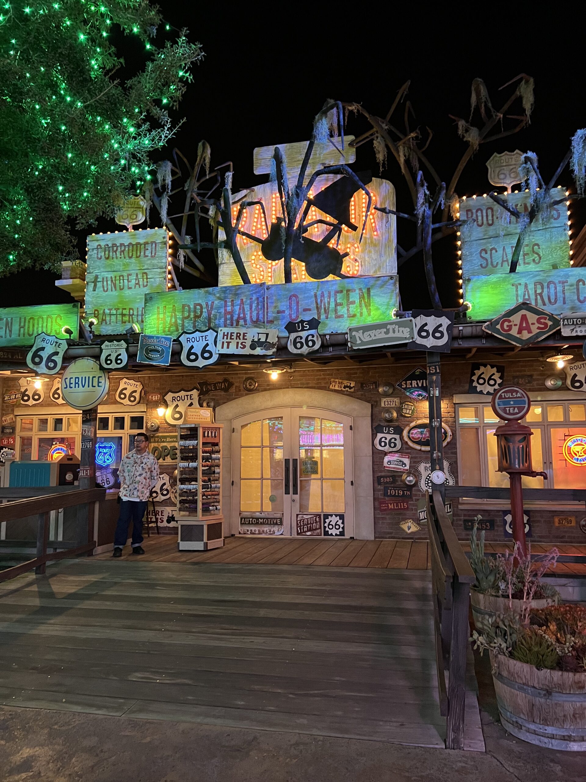 Cars Land at Halloween Time