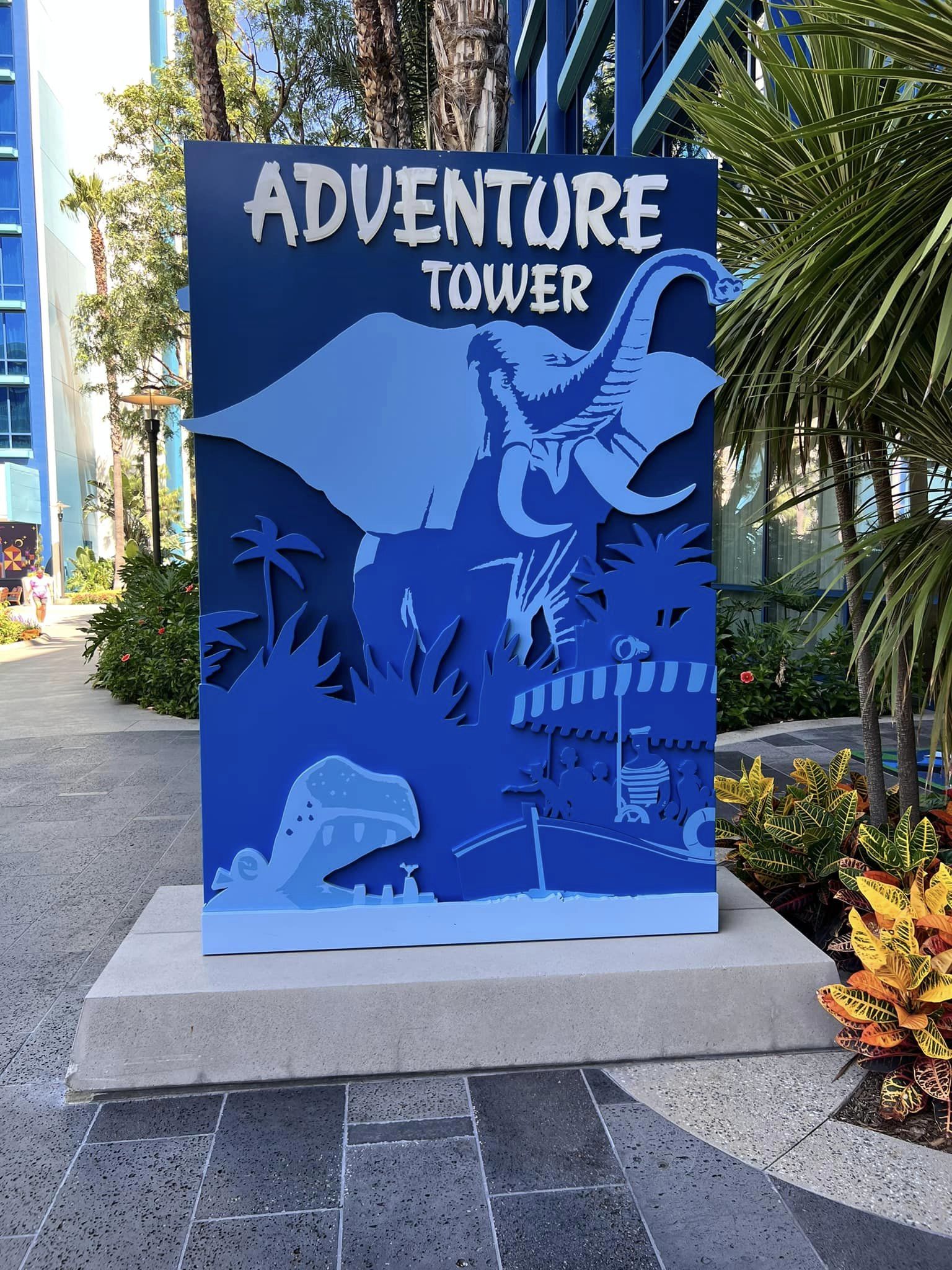 Villas at Disneyland Hotel Adventure Tower