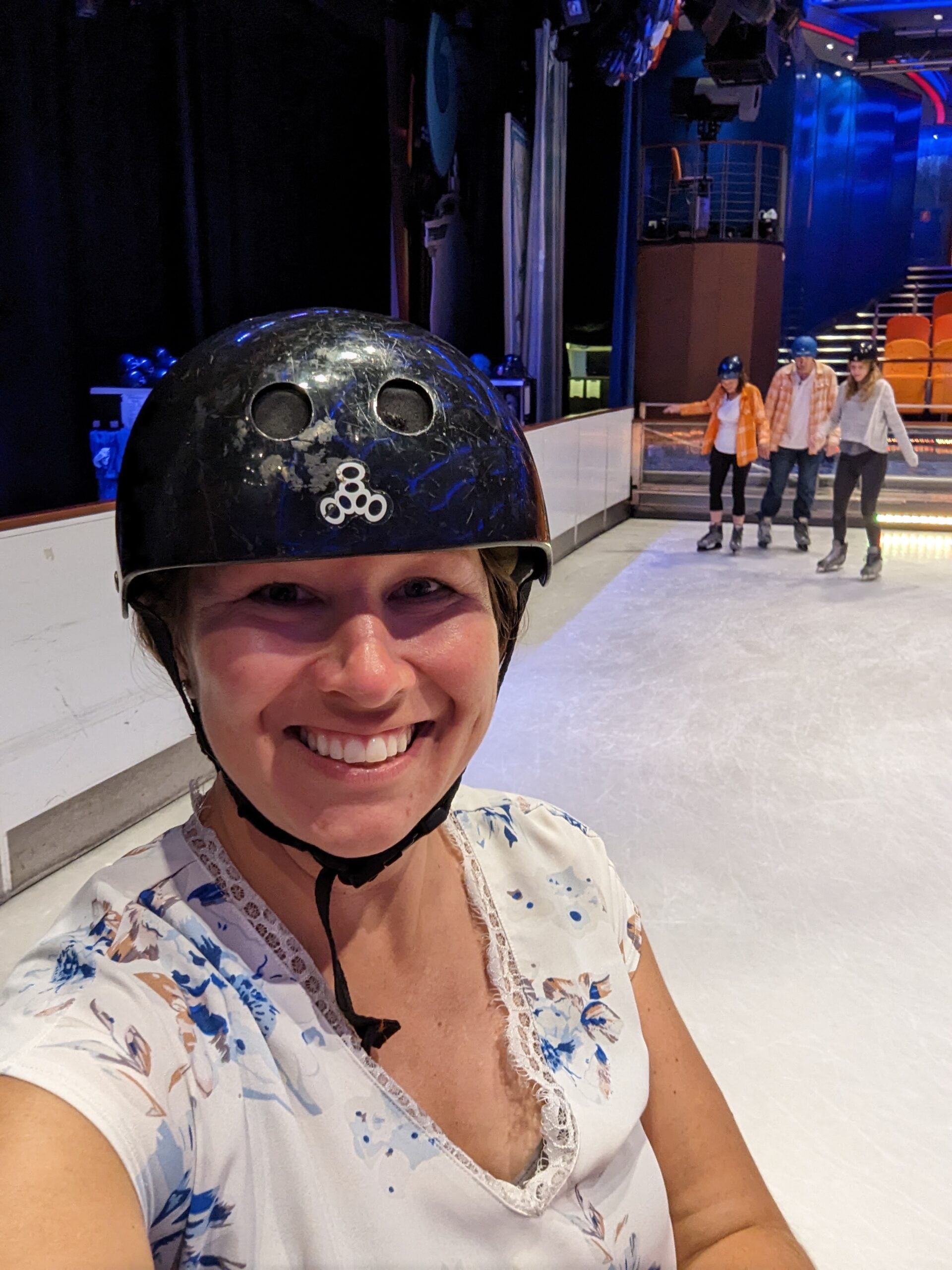 Ice Skating at Sea
