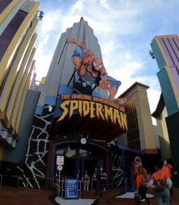 Spiderman ride Universal Orlando's Superheroes