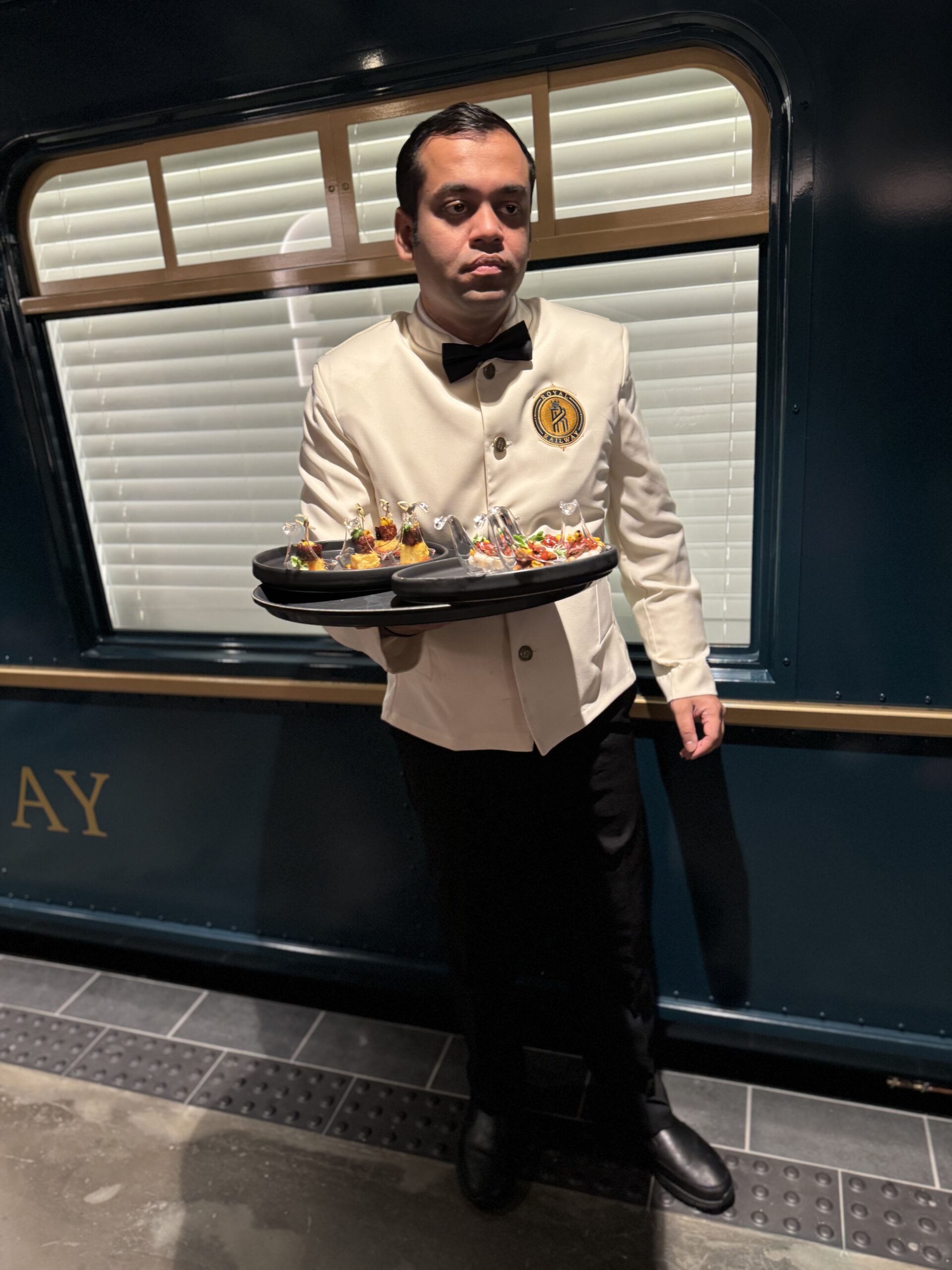 Utopia of the Seas is debuting a new dining experiences called the Royal Railway Dining Experience