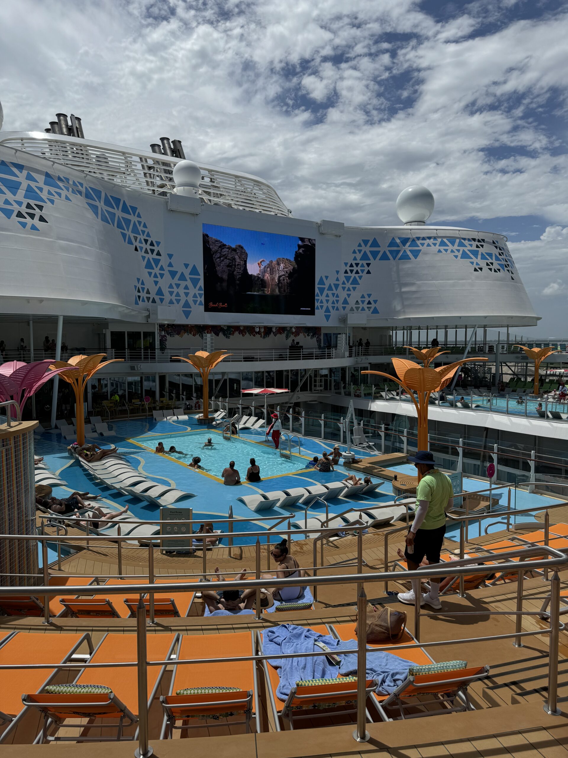 Pool Deck area for Utopia of the Seas