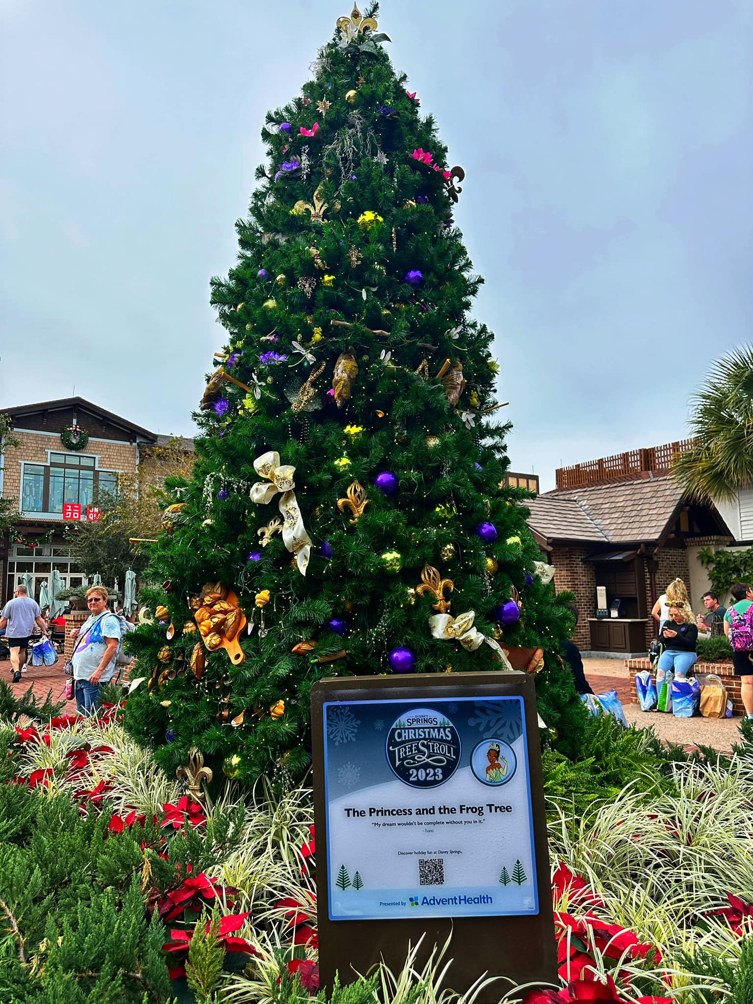 Disney Springs Christmas Tree Stroll