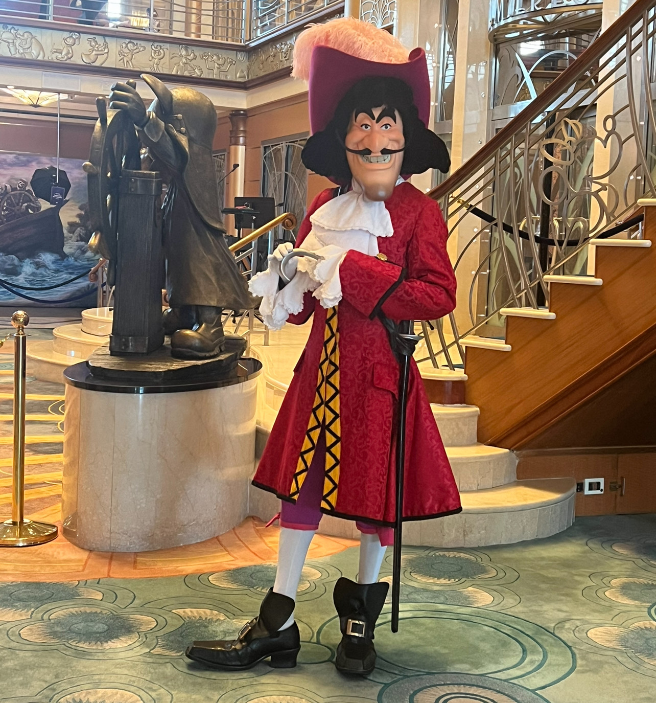 Captain Hook Pirate Night on the Disney Magic