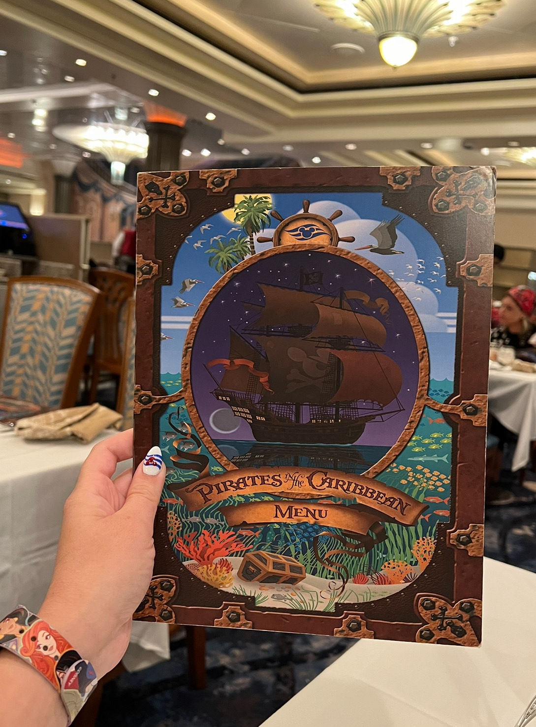 Pirate Menu Pirate Night on the Disney Magic
