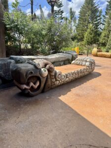 Wood carved Benches
