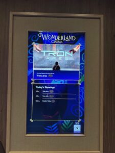 Wonderland Schedule